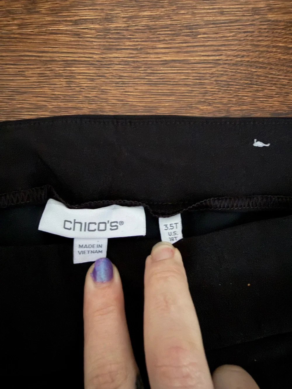 Chico's Black Women's Leggings - Picture 3 of 7